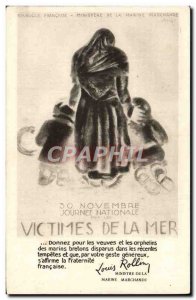 Postcard Modern Day November 30 National Marine Casualties Louis Rollin