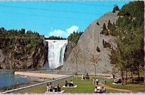Montmorency Falls Quebec Canada Postcard