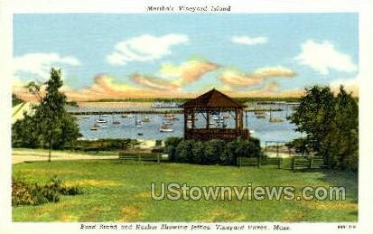 Band Stand & Harbor - Vineyard Haven, Massachusetts MA