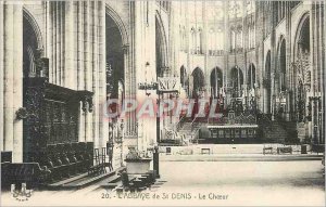 Postcard Abbey of Saint Denis Choir