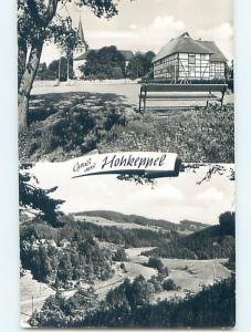 old rppc TWO SCENES Hohkennel - Hohenfels - Neumarkt - Bavaria Germany HM1469