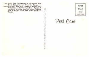 Postcard MONUMENT SCENE Amarillo Texas TX AS3938