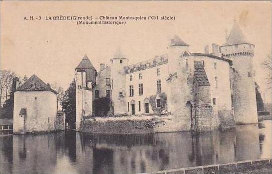 France La Brede Chateau Montesquieu