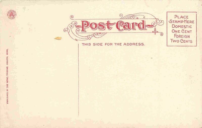 Steamer Hamonic Duluth Superior Harbor Minnesota 1910c postcard