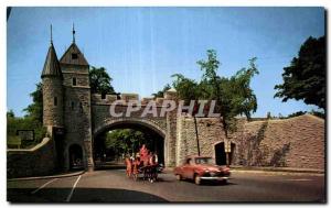Old Postcard The St Loise Gate Quebec Canada