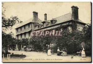 Old Postcard Honfleur Cote de Grace Renaissance Hotel