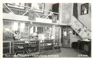 RPPC Postcard Bird Cage Theatre Tombstone AZ 6y474