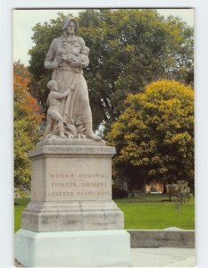 Postcard The Madonna Of The Trail, Vandalia, Illinois