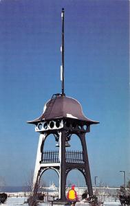 Oswego New York~Kingsford Bell & Tower (Fire Company #5)~Info on Back~Postcard