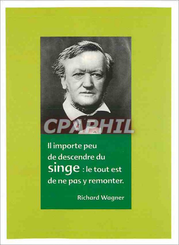 Modern Postcard Richard Wagner II Imports little off the Monkey