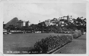 Rio De Janeiro Brazil 1930s RPPC Real Photo Postcard Morro Da Gloria