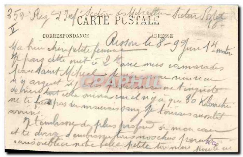 Old Postcard Tree Bar le Duc wholesale Elm paquis