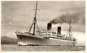 Union Castle Line, R.M.S.  Arundel Castle Steamer Ship Postcard Postcards  U...