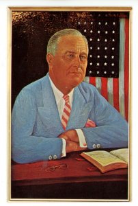 U. S. President - Franklin D. Roosevelt   Artist: Morris Katz