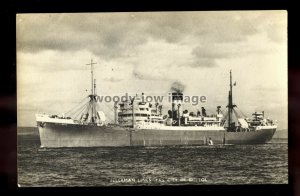 ca0182 - Ellerman Line Cargo Ship - City of Bristol , built 1943 - postcard