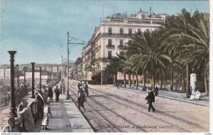 Alger, ALGERIA, 1900-10s; Square Bresson & Boulevard Carnot