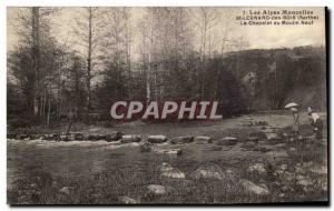 Old Postcard The Mancelles Alps St Leonard des Bois du Moulin Neuf The Rosary