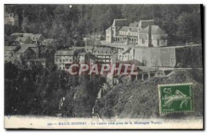 Old Postcard Eaux Bonnes Casino View from the Green Mountain