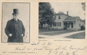 Homer, Cortland County NY, New York - David Harum and Home - pm 1906 - UDB