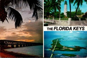 Florida Keys Multi View Bahia Honda Bridge Key West Lighthouse and Islamorada