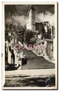 Old Postcard L Escalier Monumental Auch