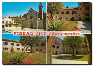 Postcard Modern Figeac Lot