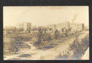 RPPC TWIN FALLS IDAHO THE CITY PARK BIRDSEYE VIEW BISBEE REAL PHOTO POSTCARD