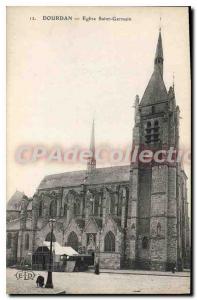 Postcard Old Dourdan Eglise Saint Germain