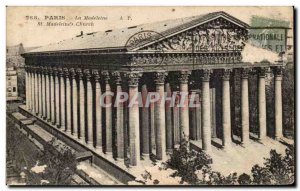 Old Postcard Paris La Madeleine