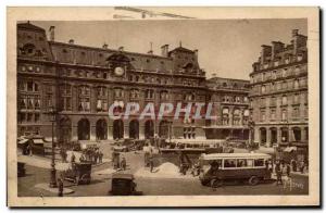 Old Postcard Paris Gare Saint Lazare