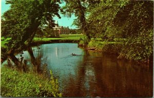 Capitol Building From Mirror Lake Dover Delaware DE UNP Chrome Postcard A8