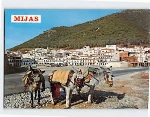 Postcard Typical view, Mijas, Spain