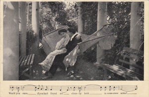 Romantic Couple Song Series Couple In Hammock 1908