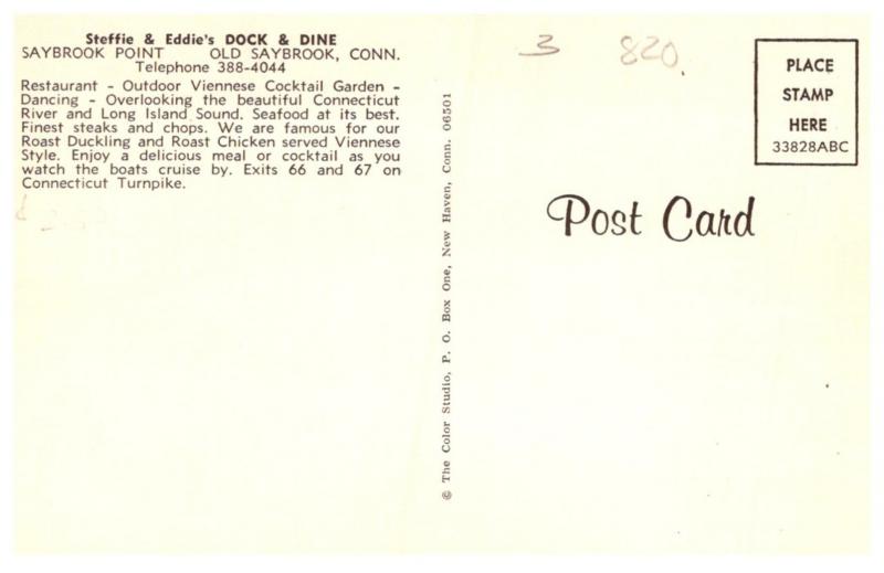 Connecticut  Old Saybrook, , Steffie and Eddie's Dock and Dine Restauran...