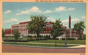 Vintage Postcard North Side Unit Youngstown Hospital Building Youngstown Ohio OH