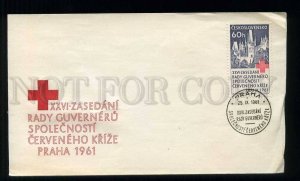 273695 Czechoslovakia 1961 year RED CROSS special cancellation