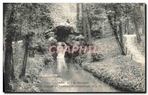 Old Postcard Bois De Boulogne Cascade Du Ruisseau De Longchamps