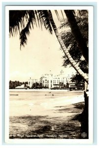 c1940's Royal Hawaiian Hotel Honolulu Hawaii HI RPPC Photo Postcard 