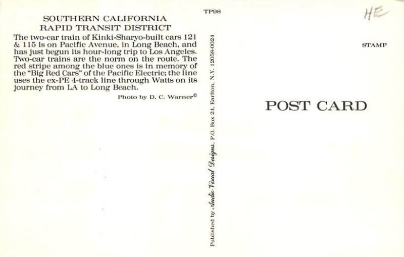 Southern CA Rapid Transit District Long Beach CA