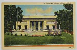 Atlanta Georgia Cyclorama Building at Grant Park Linen Curteich Postcard T14