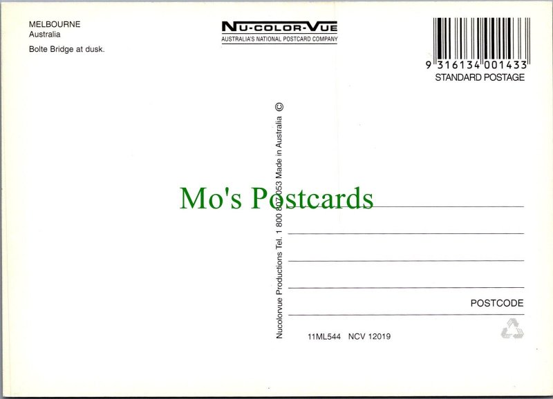 Australia Postcard - Bolte Bridge at Dusk, Melbourne SW9151