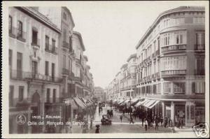 spain, MALAGA, Calle del Marques de Larios 30s RPPC