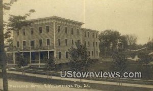 Real Photo, Woodland Hotel - East Millinocket, Maine ME  