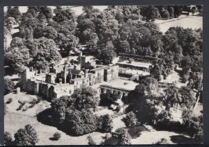 Derbyshire Postcard - Aerial View of Haddon Hall   RR4479