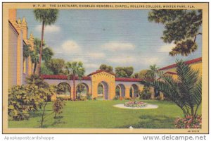 The Sanctuary Knowles Memorial Chapel Rollins College Winter Park Florida Cur...