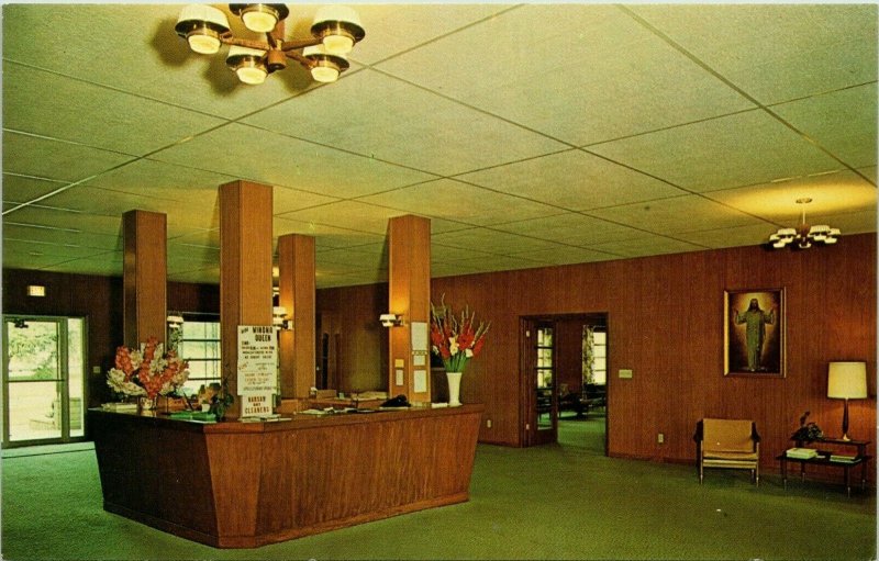 Winona Hotel Lobby Winona Lake Indiana Bible Conference 1969 A18
