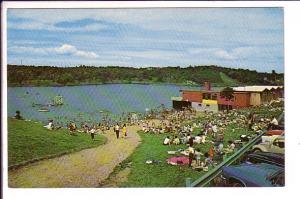 Crowd at Lily Lake, Rockwood Park, Saint John, New Brunswick,
