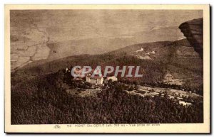 Mont Saint Odile Old Postcard view taken by plane