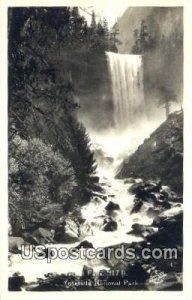 Real Photo - Vernal Falls - Yosemite National Park, CA