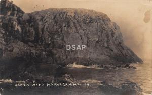 C52/ Monhegan Island Maine Me RPPC Real Photo Postcard c1924 Black Head Ocean 2